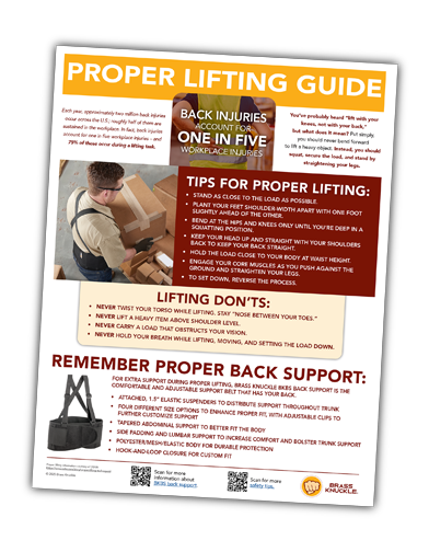 Brass Knuckle Proper Lifting Guide